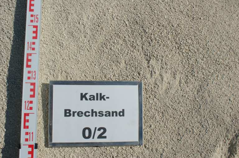 Jurakalk Brechsand 0-2 mm