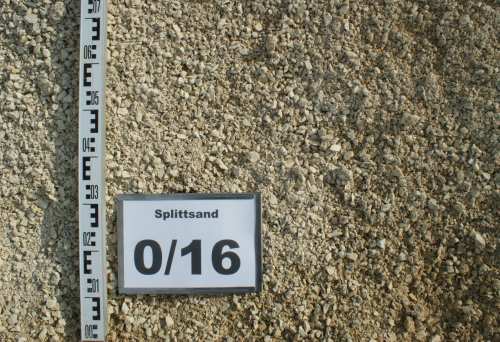 Jurakalk Splittsand 0-16 mm